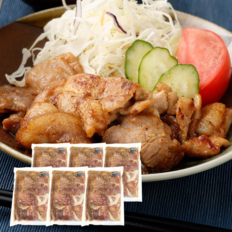 ［薩摩川内市観光物産協会］黒豚うで肉の味噌漬け×６袋