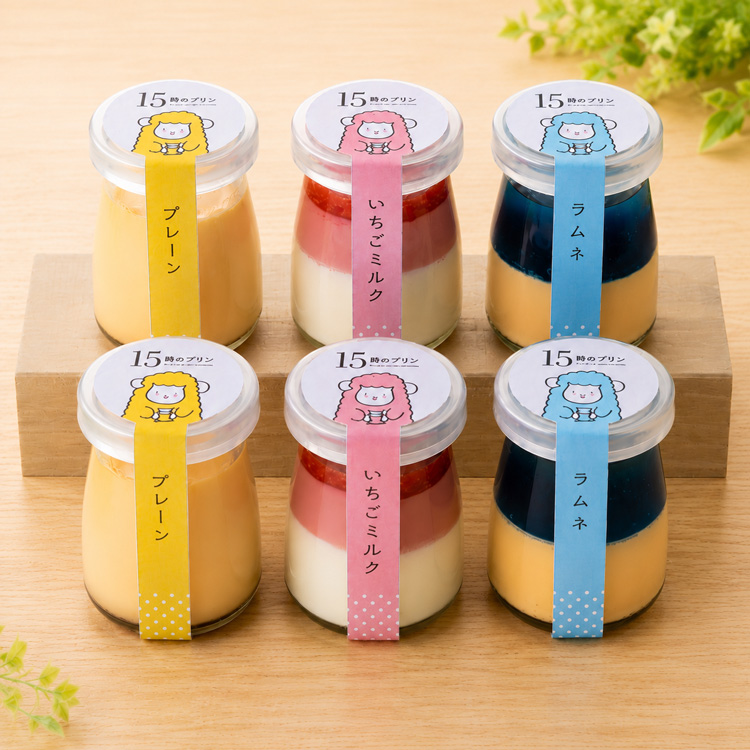 いちごの里　１５時のプリン６本セット