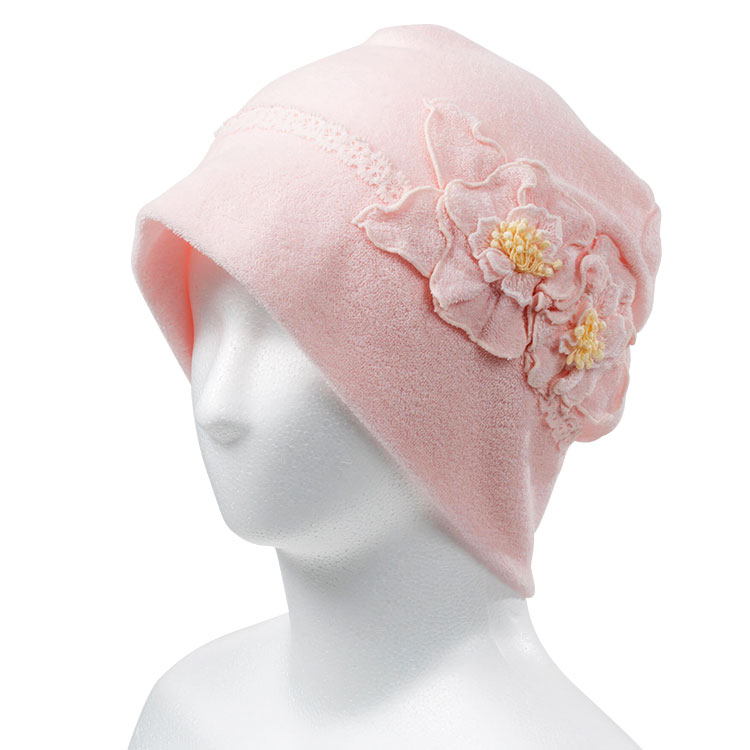 ＜小田急＞ カインドケア ★［クレソン］お花の帽子 ピンク ★［クレソン］お花の帽子 ピンク