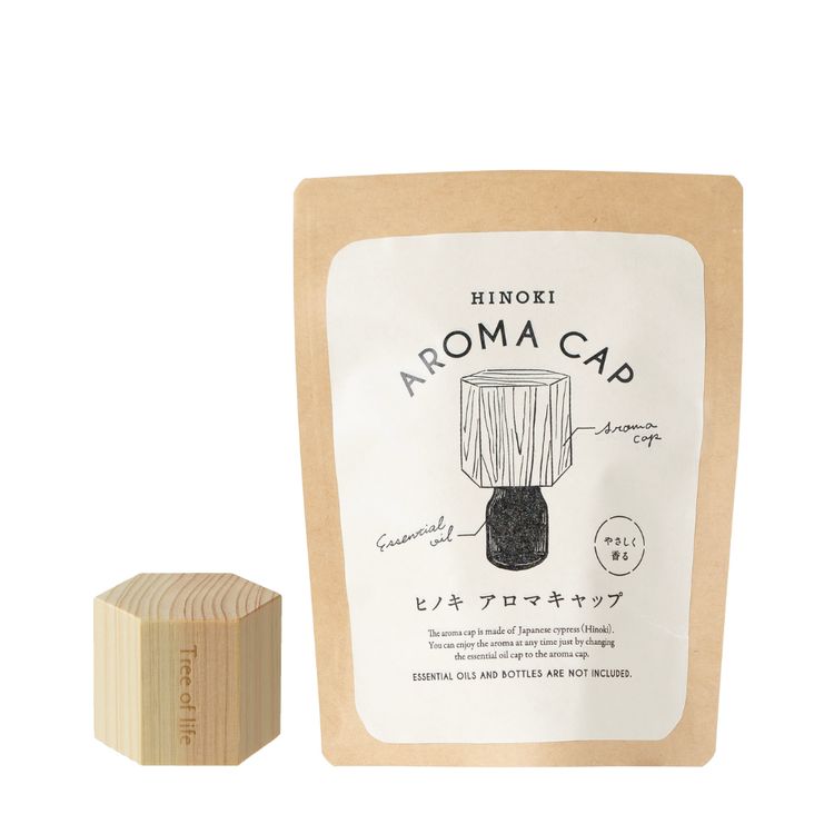 ★Hinoki　アロマキャップ　六角形