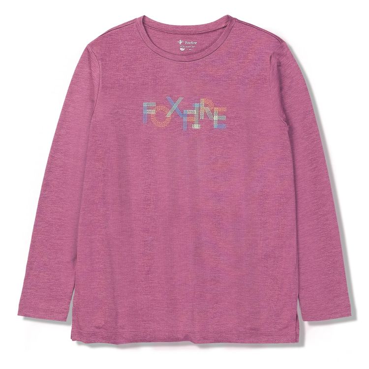 ★［フォックスファイヤー］ＴＳ　ＥＸストレッチロゴクルー　（Ｗｏｍｅｎ’ｓ／８２１５５６７）