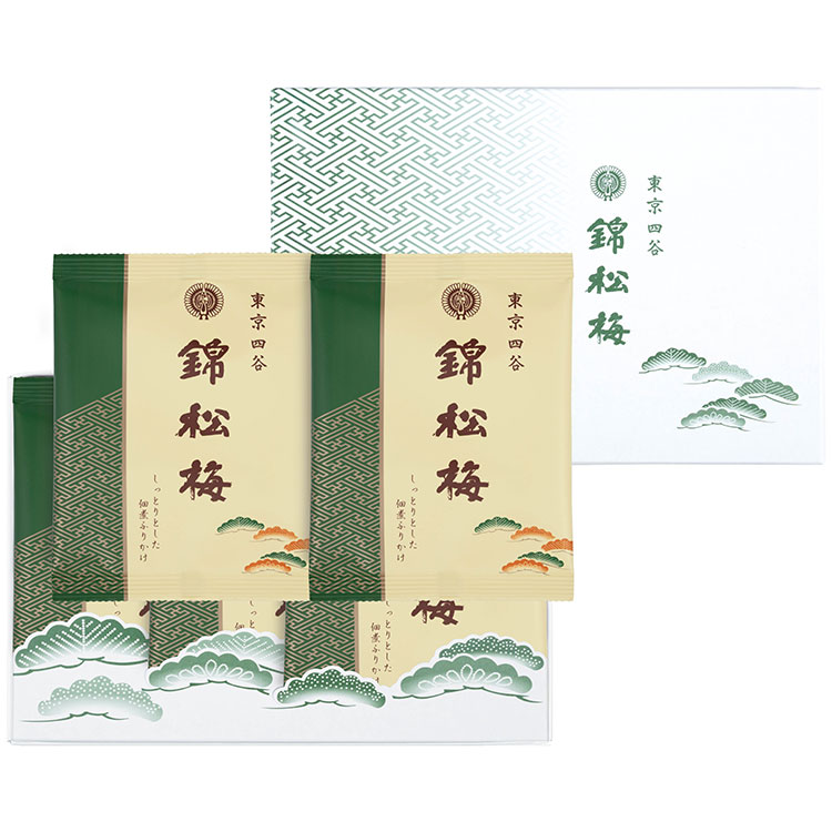 ［錦松梅］袋入（６０ｇ×５袋・ギフト箱）