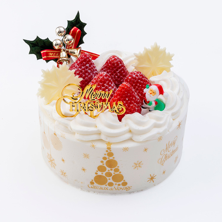 ★［ガトー・ド・ボワイヤージュ］Ｘｍａｓ 国産苺のショートケーキ４号＜店頭受け取り＞