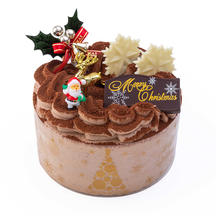 ★［ガトー・ド・ボワイヤージュ］Ｘｍａｓ　チョコレートケーキ４号＜店頭受け取り＞