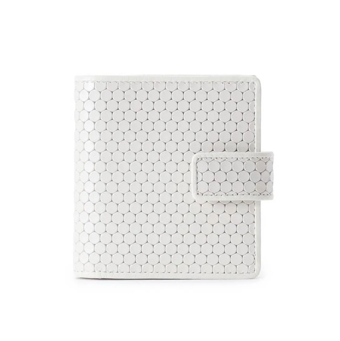 ［ヒロコ ハヤシ］CARDINALE 薄型二つ折り財布 ホワイト ［ヒロコ ハヤシ］ＣＡＲＤＩＮＡＬＥ 薄型二つ折り財布 ホワイト