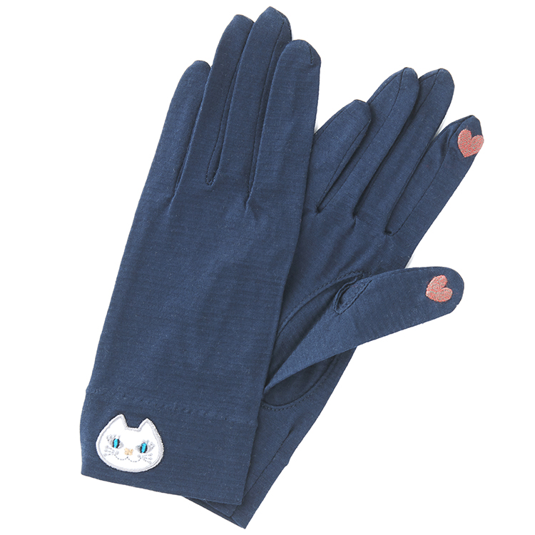 ［アナ　スイ］ＵＶ手袋（６１４１ＡＳ３０７－７１ネイビー）