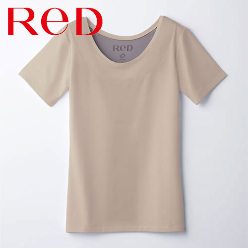 ［ＲｅＤ］バイタルテック　Ｕネックインナー半袖　肩コリ改善（女性用）