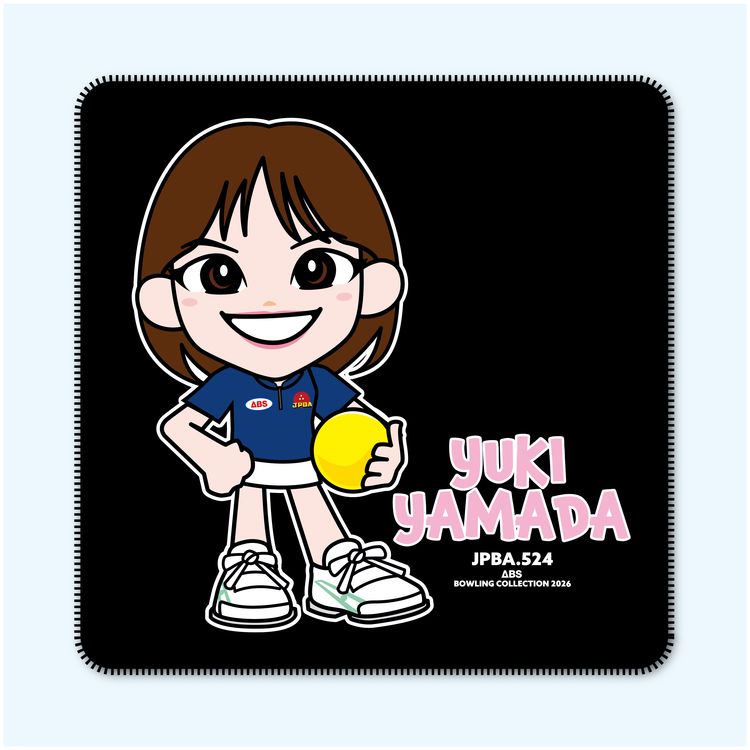 人気女子プロボウラー　山田幸　レザーパッド