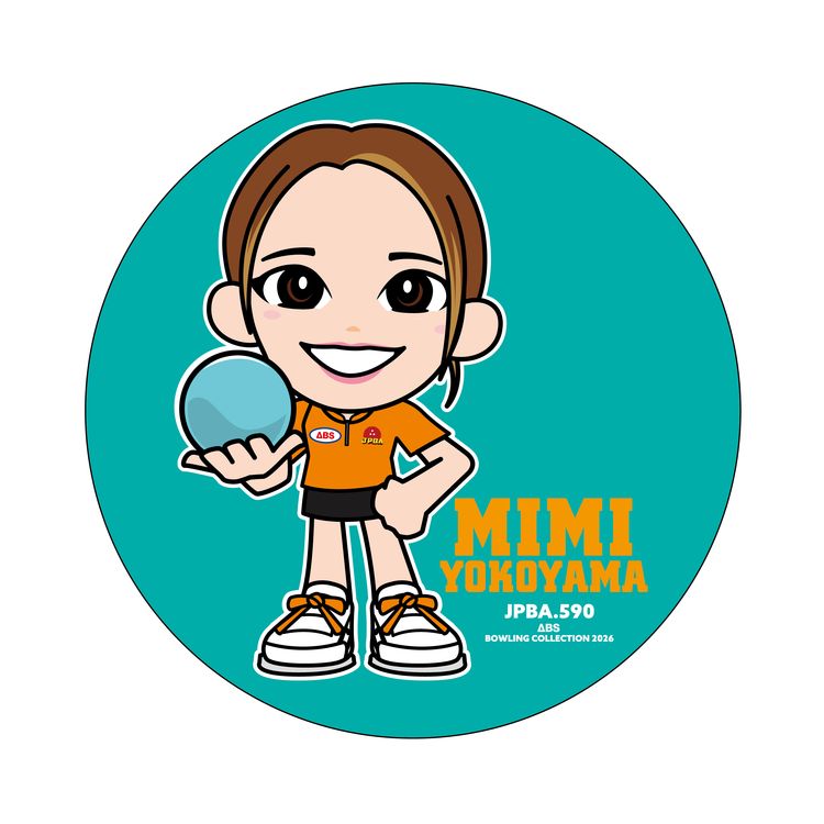 人気女子プロボウラー　横山実美　ステッカー