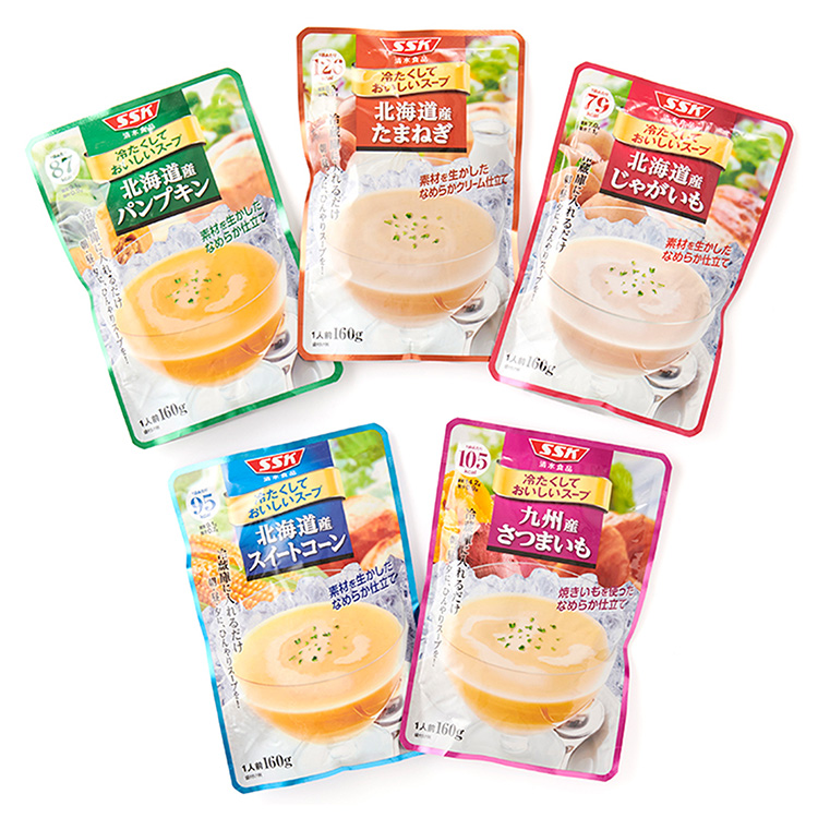 【限定２０セット】［明治屋］冷たくしておいしいスープ５種５個セット