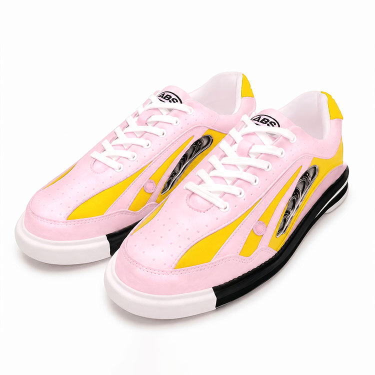 ［小田急百貨店×ＡＢＳ］オリジナルボウリングシューズ２０２６　ピンク×イエロー