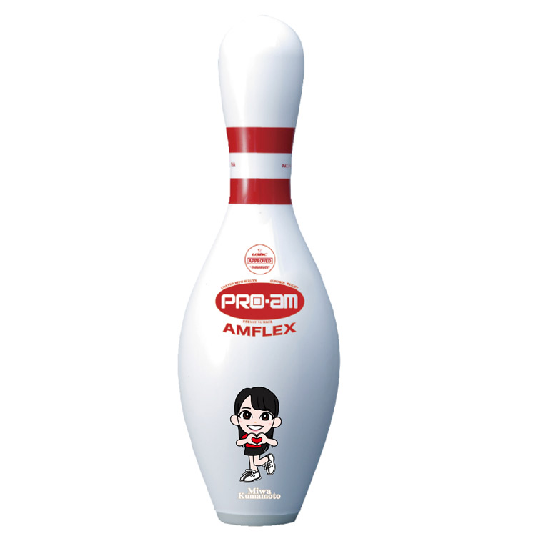 ［小田急百貨店×ＡＢＳ］人気アイドルボウラー　熊本美和　キャラピン