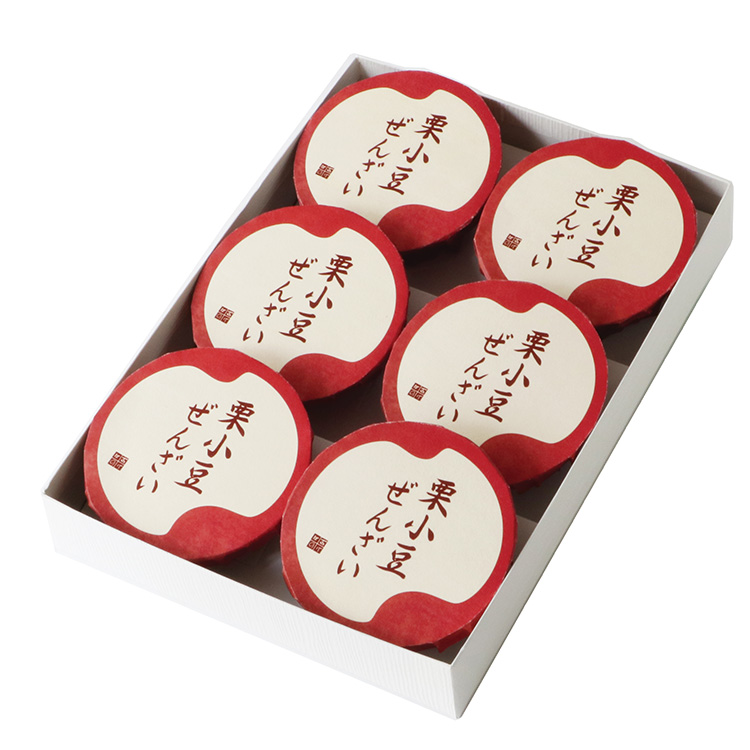 ［銀座あけぼの］栗小豆ぜんざい　６個入