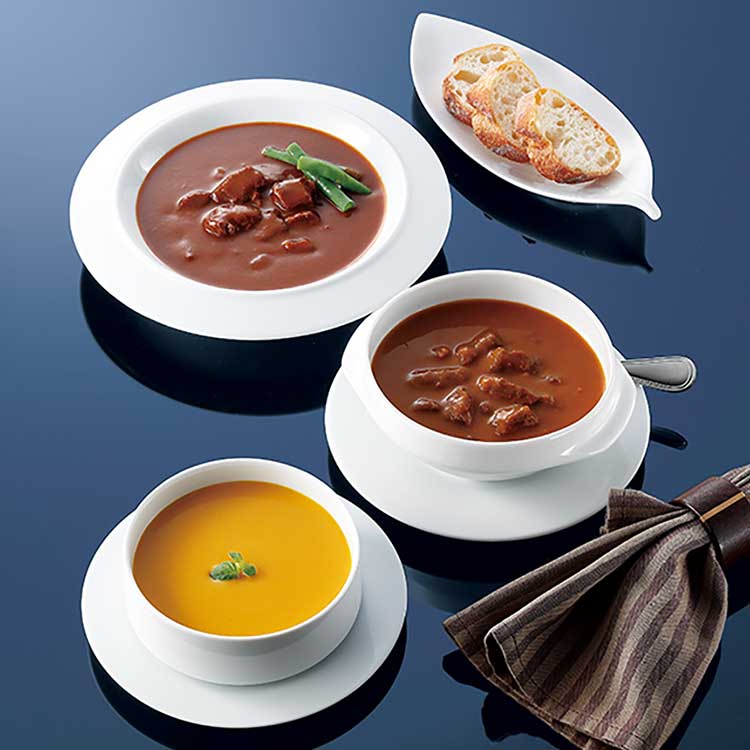 〈富士屋ホテル〉伝統のスープ&メインディッシュ6個セット