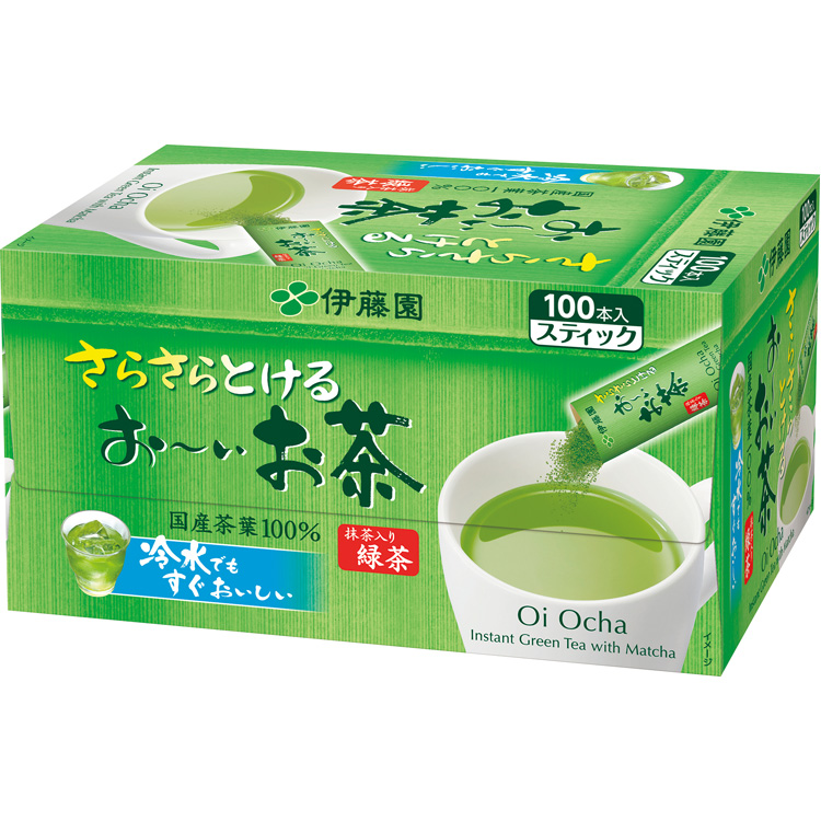 ＜伊藤園＞さらさらとける　お～いお茶抹茶入り緑茶スティック