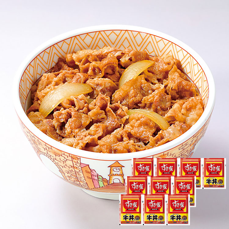 ＜すき家＞牛丼の具　ＧＹＵ１０