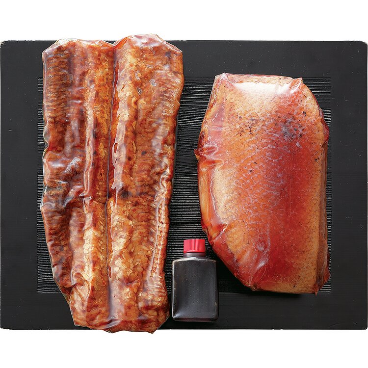 京都＜中村楼＞鱧のつけ焼き・鴨のロースセット