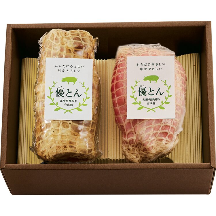乳酸発酵飼料育成豚「優とん」焼豚・ボンレスハム