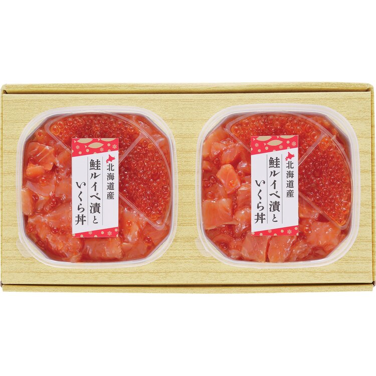＜佐藤水産＞鮭ルイベ漬といくら丼