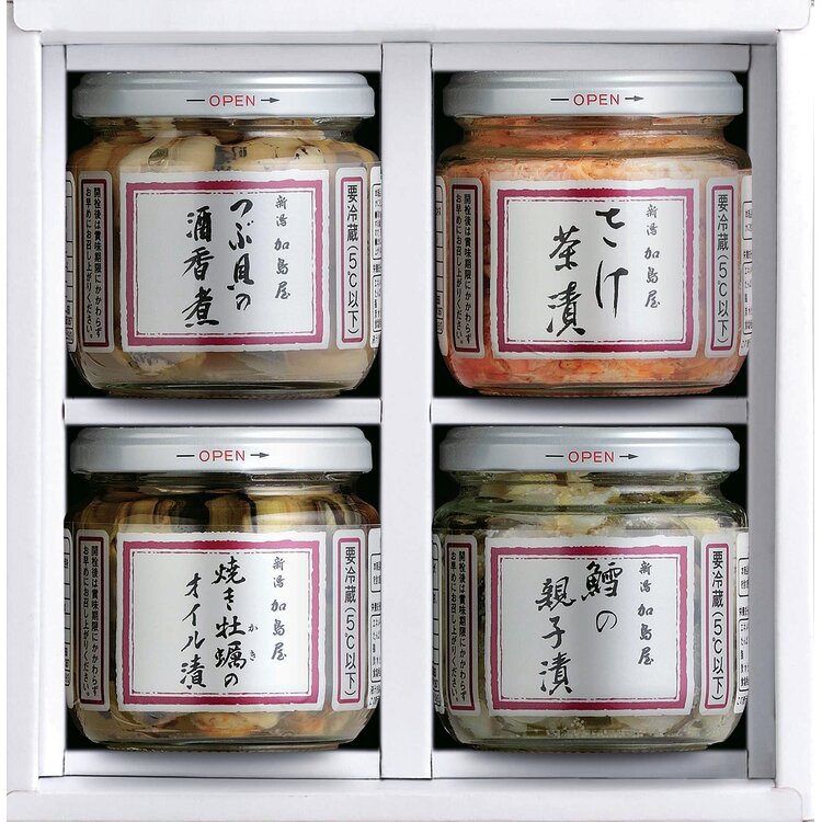 ＜新潟　加島屋＞瓶詰セット　ＯＭ４－６３