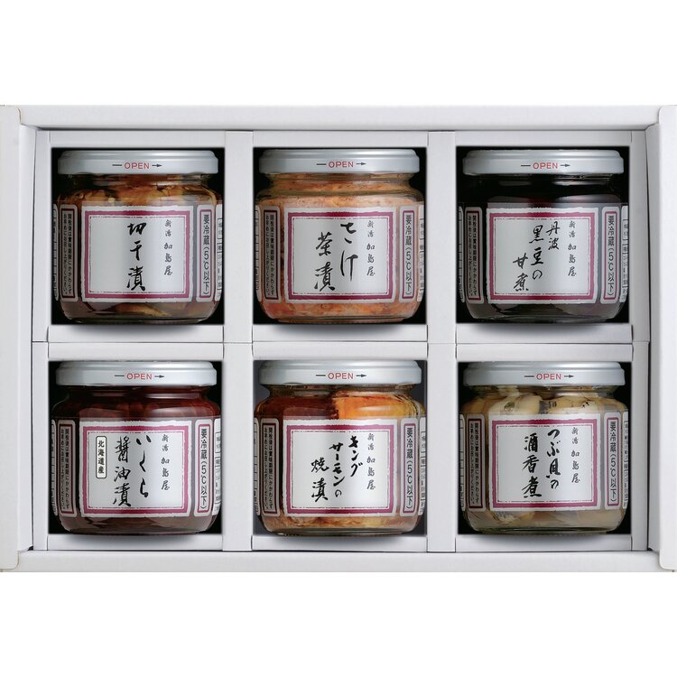 ＜新潟　加島屋＞瓶詰セット　ＯＭ６－１３２