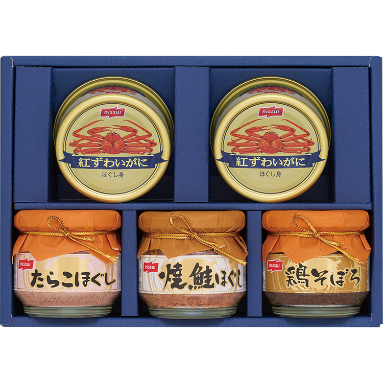 ＜ニッスイ＞紅ずわいがに缶詰・瓶詰詰合せ　ＢＫ－３０Ｄ