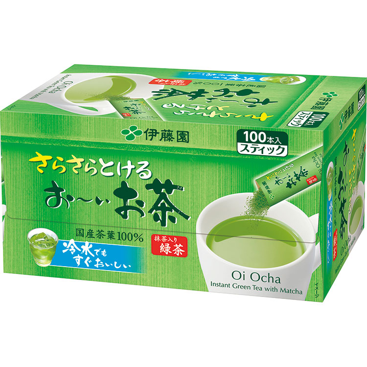 ＜伊藤園＞さらさらとける　お～いお茶抹茶入り緑茶スティック１