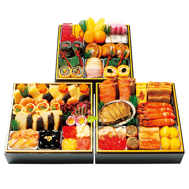 ９９＜京・料亭　わらびの里＞和風おせち料理　三段重