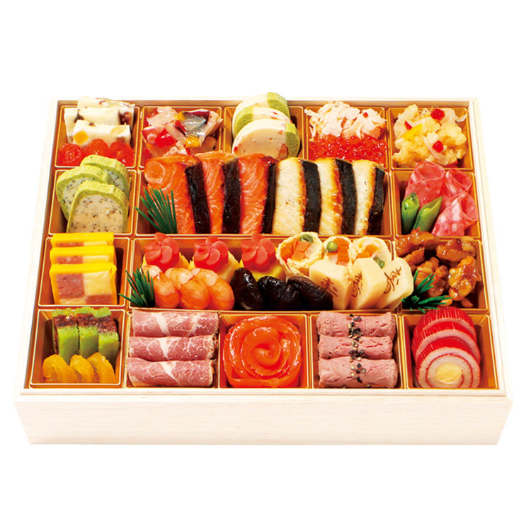 ２２０＜京・料亭　わらびの里＞料亭のオードブルおせち一段
