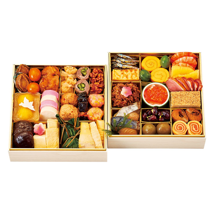 ３３０＜京料理　美濃吉＞おせち料理　二段重（冷凍）