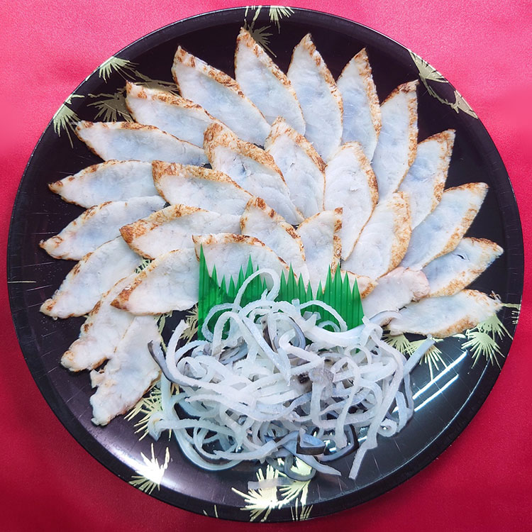 【徳山ふくセンター】天然まふくのタタキ刺し（冷凍１～２人前）