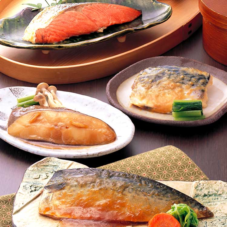 【創業６５周年限定】煮魚焼魚詰合せ１６切　Ａー１６０