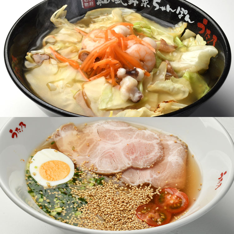 ［うた乃総本店］和風野菜ちゃんぽん＋別府温泉麺各２食