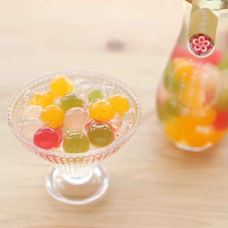 ［ふみこ農園］フルーツボールゼリー　ミックス３本セット