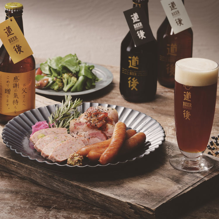 ［父の日ラベル］道後ビール・愛媛甘とろ豚セット　Ｋ
