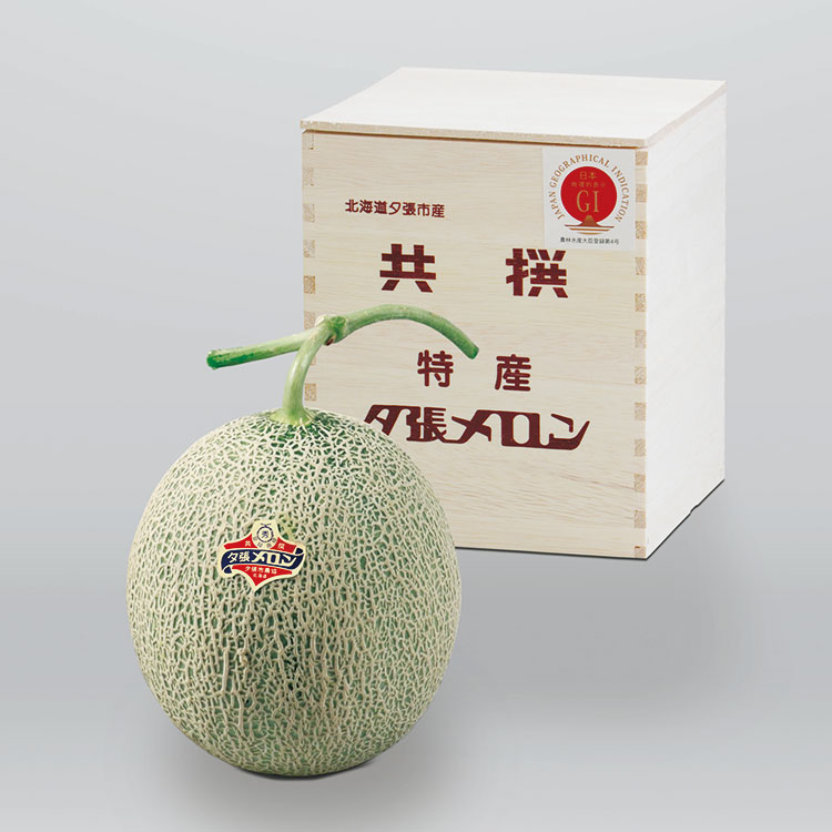 【６月下旬以降発送】北海道産夕張メロン【秀品４－１木箱】