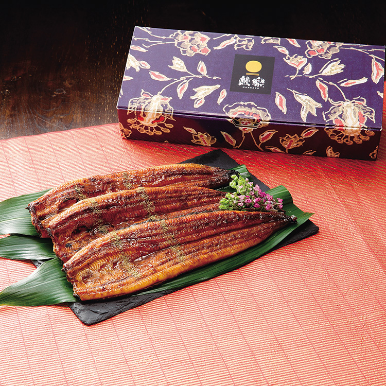 宮崎「鰻楽」　九州産うなぎ蒲焼３尾（計４８０ｇ）