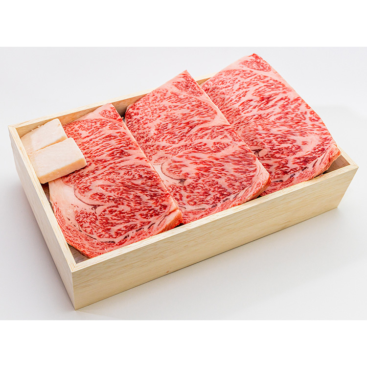 ［浅草今半］国産黒毛和牛ステーキ用ロース・リブロース６００ｇ