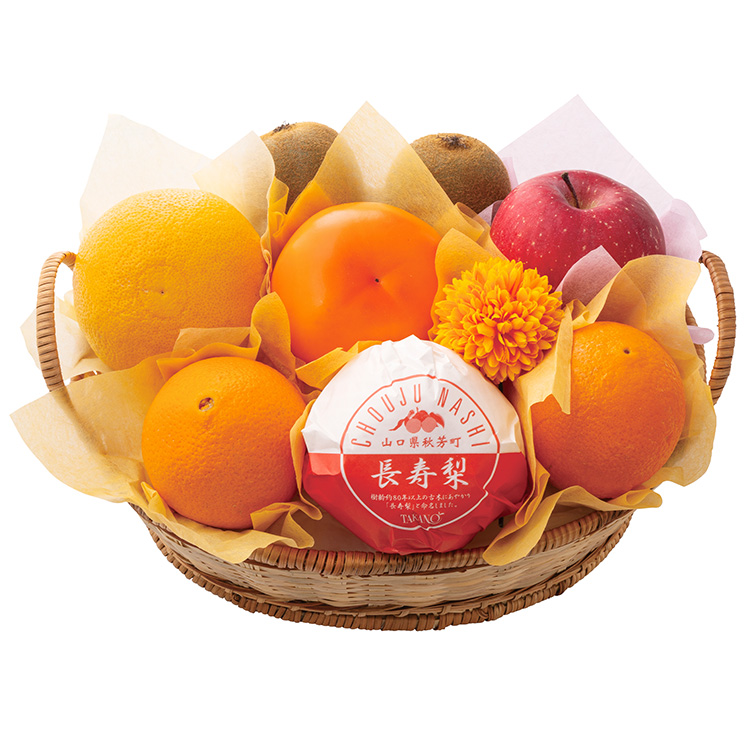 Ｔｈａｎｋｓギフト　長寿梨＆バラエティーセット