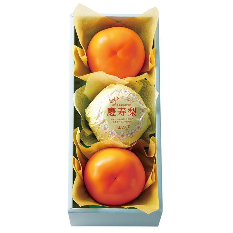 Ｔｈａｎｋｓギフト　慶寿梨＆柿