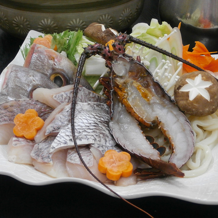徳島「吟月」天然伊勢海老と鯛の祝い鍋２９４０１０７　Ｒ－０７