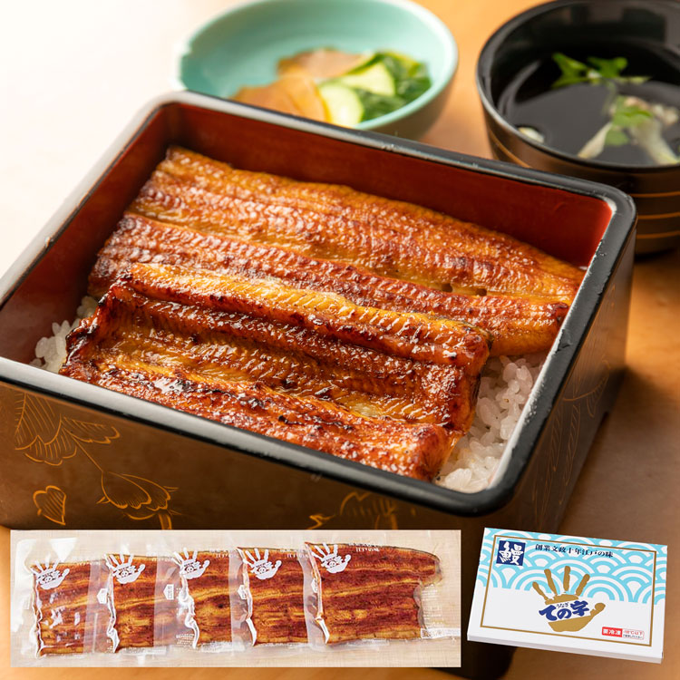【ＷＥＢ限定】うなぎ化粧箱入り国産蒲焼１２０ｇ×５セット
