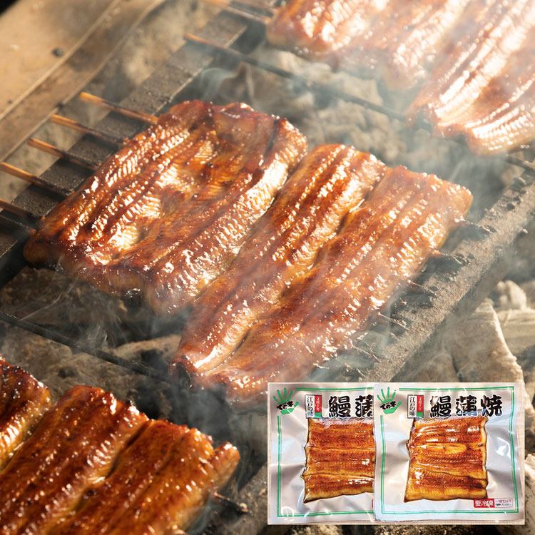 【ＷＥＢ限定】うなぎ国産蒲焼８０ｇ×２セット