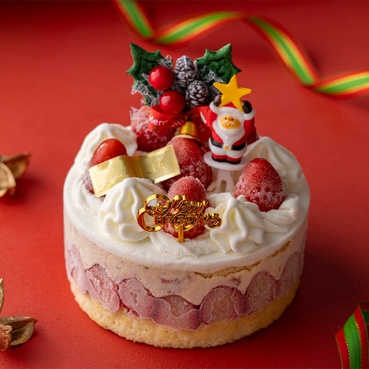 クリスマスストロベリーショートケーキ