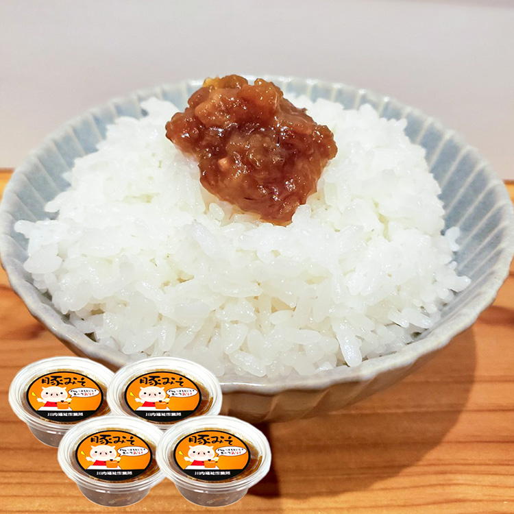 ［薩摩川内市観光物産協会］ご飯のお供　鹿児島豚みそ×４個