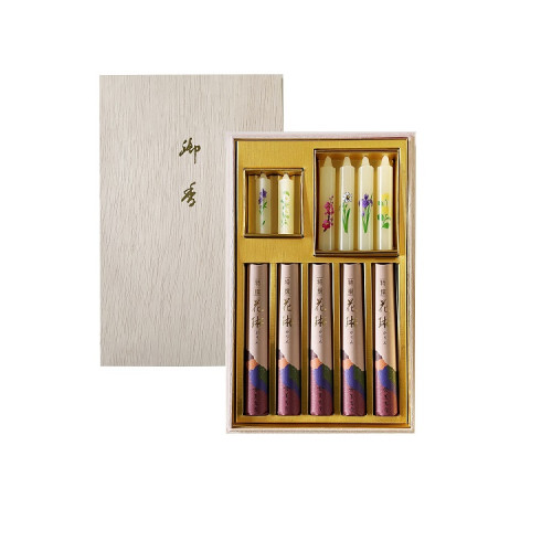 ★［現代仏壇ギャラリー］特選花琳蜜蝋セット