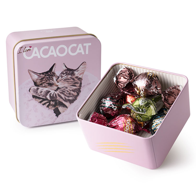 ［ＣＡＣＡＯＣＡＴ］Ｉ　ｌｏｖｅ　ＣＡＣＡＯＣＡＴ缶ミックス６個入りＨＵＧ