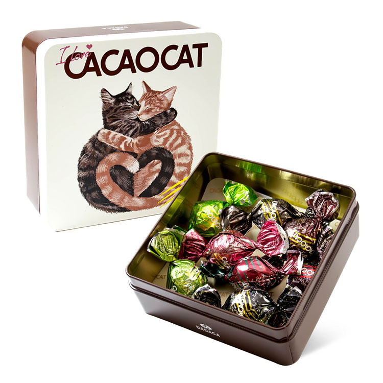 ［ＣＡＣＡＯＣＡＴ］Ｉ　ｌｏｖｅ　ＣＡＣＡＯＣＡＴ缶ミックス８個入り　ＬＯＶＥ