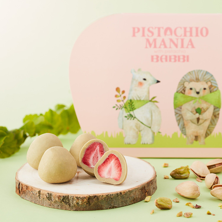 ［ＰＩＳＴＡＣＨＩＯＭＡＮＩＡ］ストロベリーピスタチオ６個入