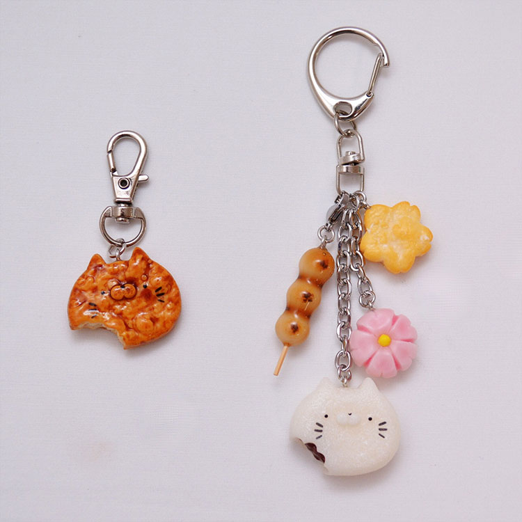 ［まがり屋］ねこ和菓子セット（大福・しょうゆ煎餅）